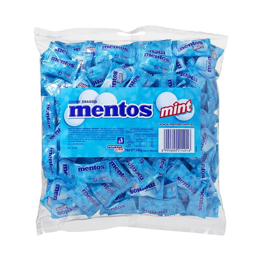 Mentos Mint Pillow Pack 540g Candy Bar Sydney